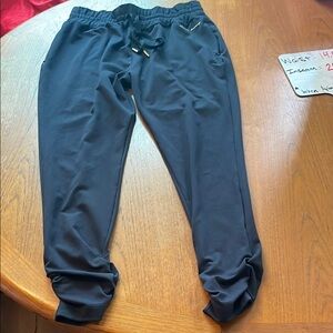 Gymshark Black Joggers with Relaxed Fit and Elastic Waistband Whitney Simmons